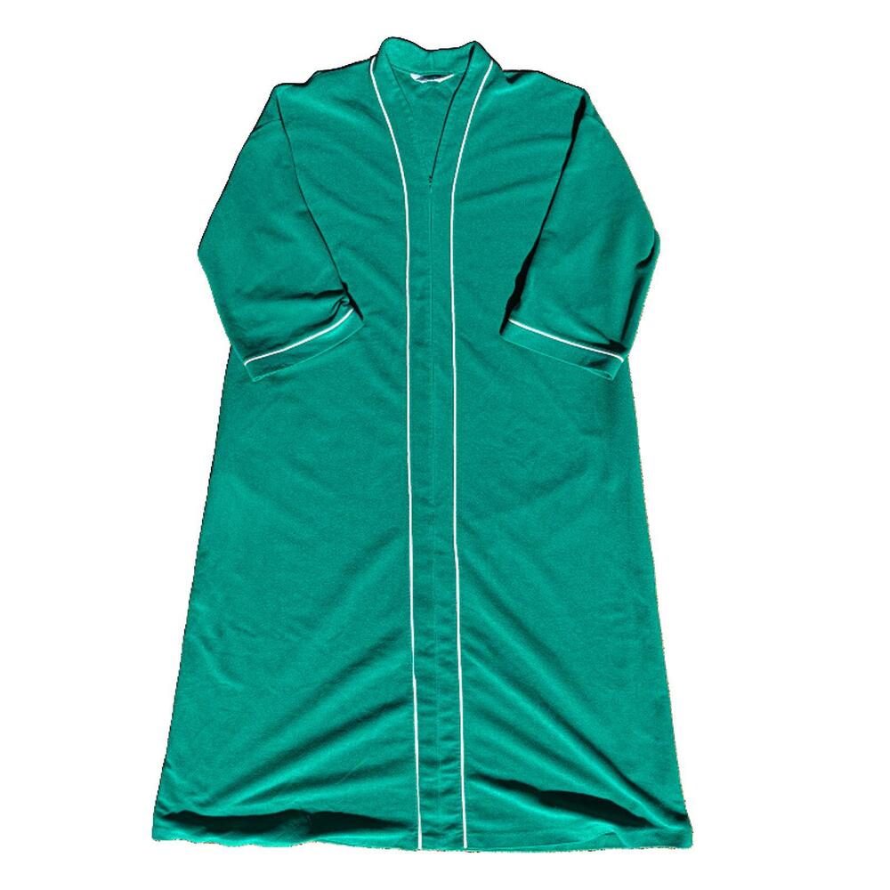 Vanity Fair Teal Lounge Robe 1980s